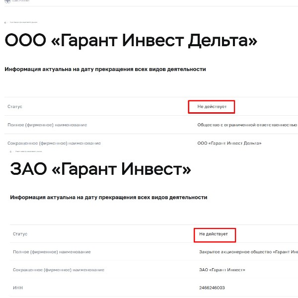 ООО Фонд Инвестиционный фонд Гарант Инвест ООО Фонд Инвестиционный фонд Гарант Инвест