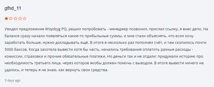 Wiqb PQ Ltd Wiqb PQ Ltd