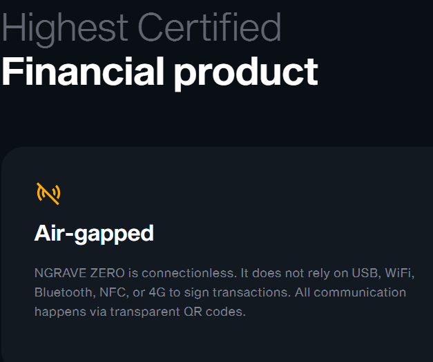 Ngrave Zero Ngrave Zero