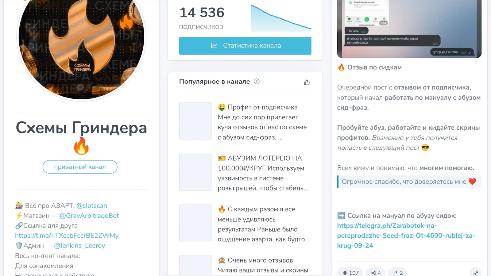 схемы гриндера тг отзывы схемы гриндера тг отзывы