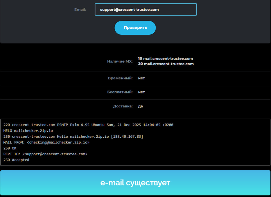 support crescent trustee com support crescent trustee com