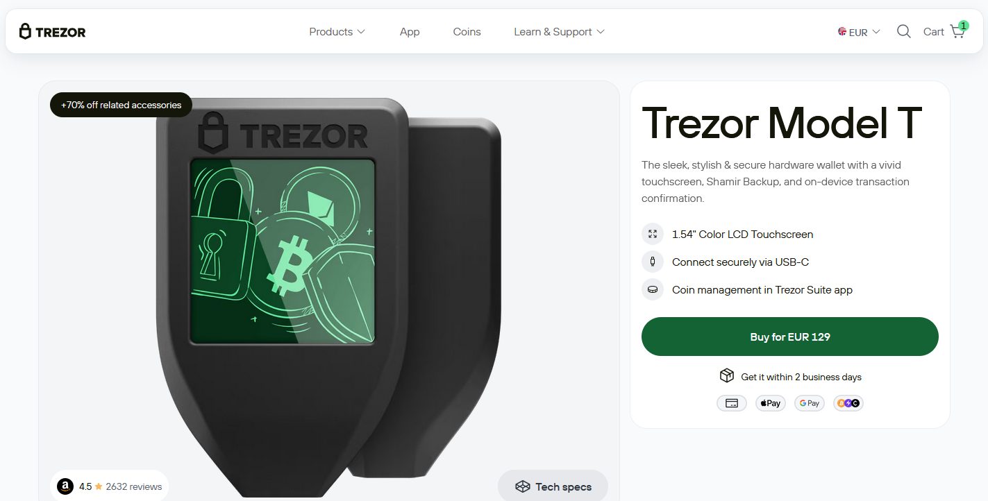 trezor model t trezor model t