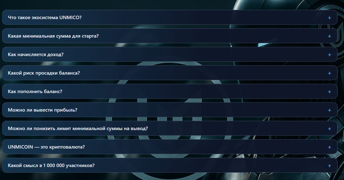 Unmico Digital Ecosystem Unmico Digital Ecosystem
