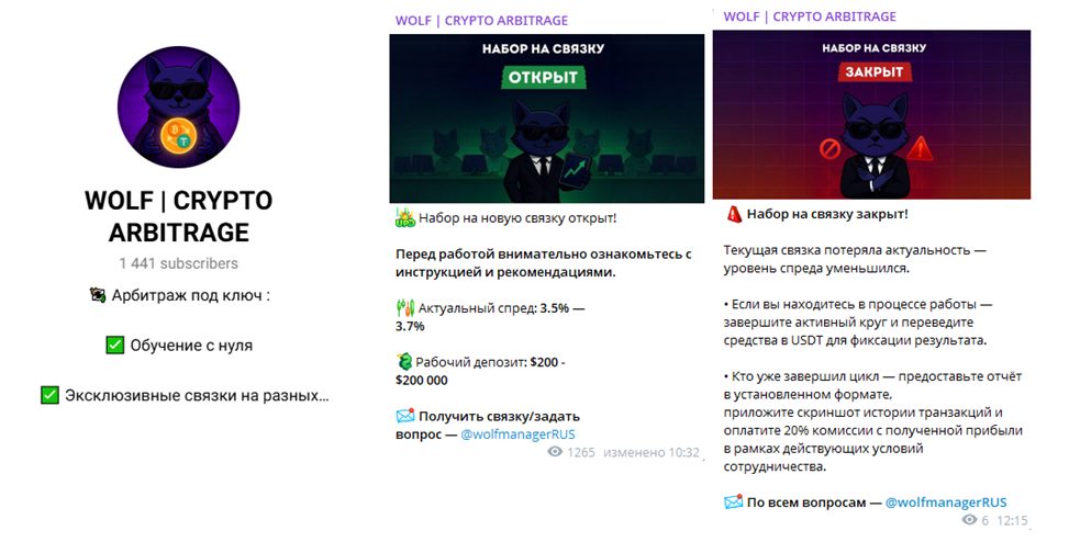 WOLF CRYPTO ARBITRAGE WOLF CRYPTO ARBITRAGE