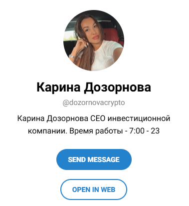 карина дозорнова инвестиции карина дозорнова инвестиции