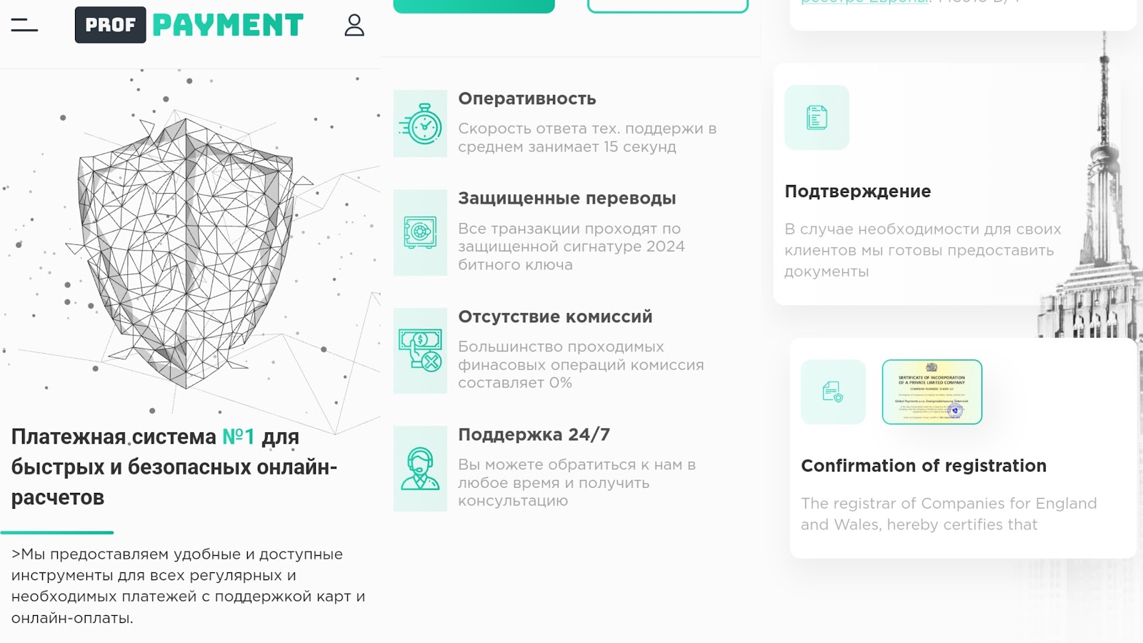 prof payment prof payment