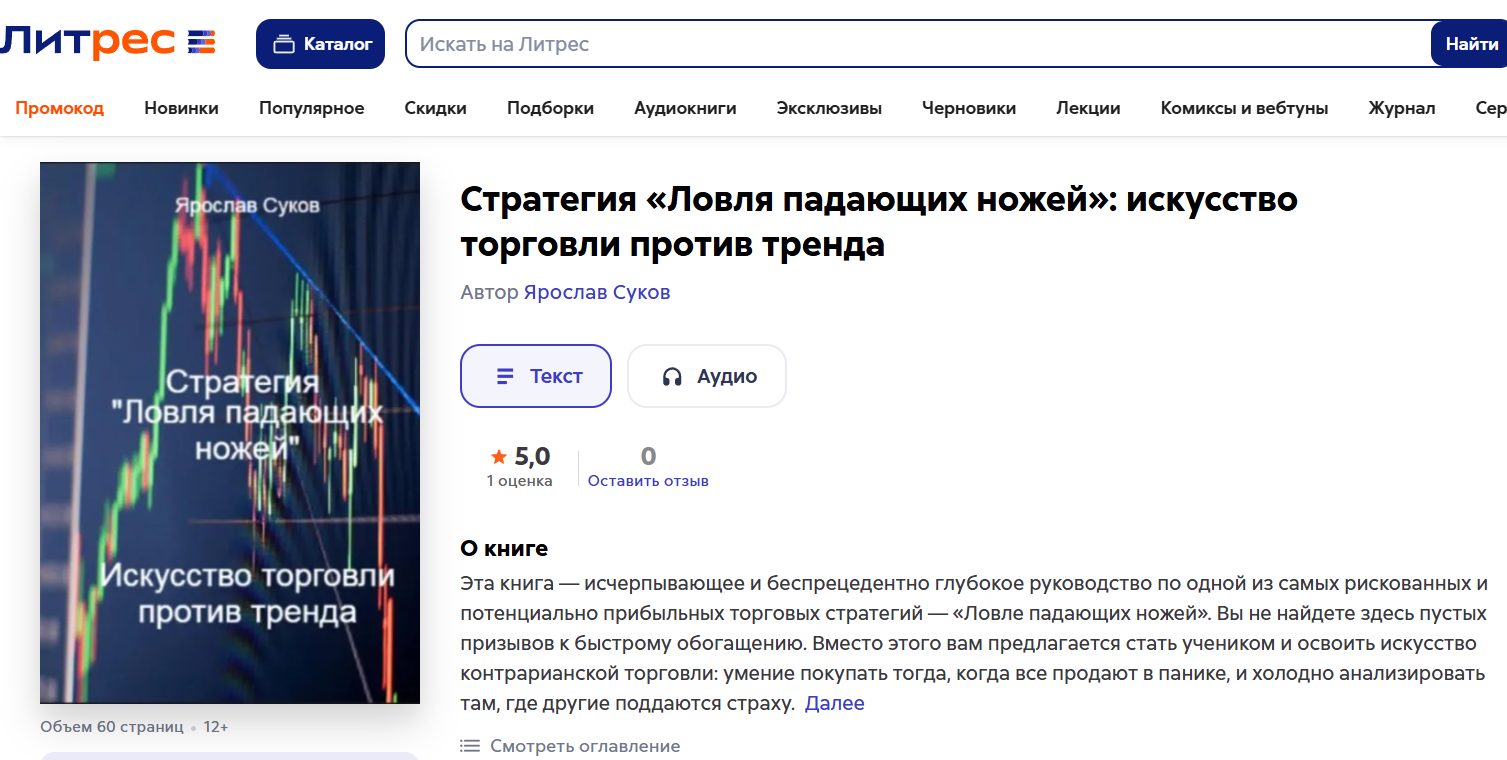 Стратегия Ловля падающих ножей Стратегия Ловля падающих ножей