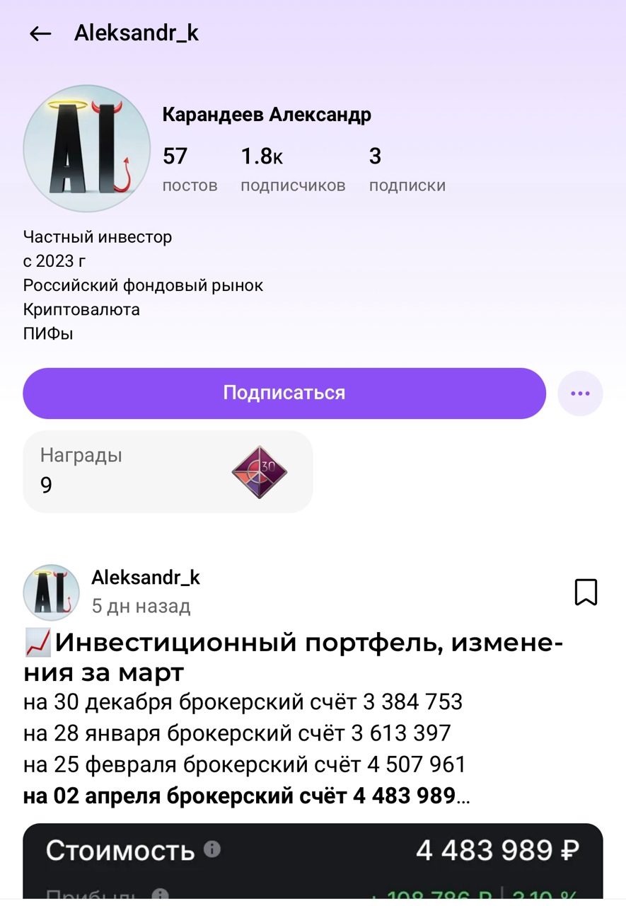 Карта Инвестора Карта Инвестора