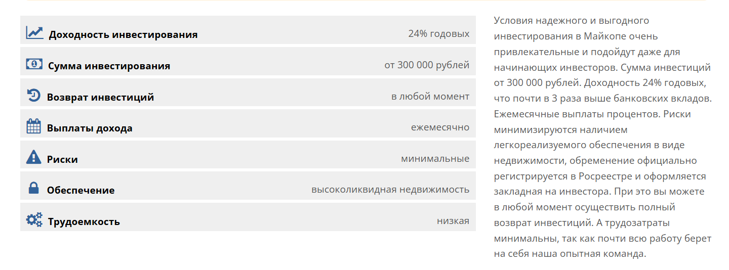 майкоп отзывы инвесторов майкоп отзывы инвесторов