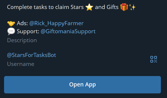 starsfortasksbot starsfortasksbot