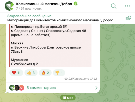 добро комиссионка добро комиссионка