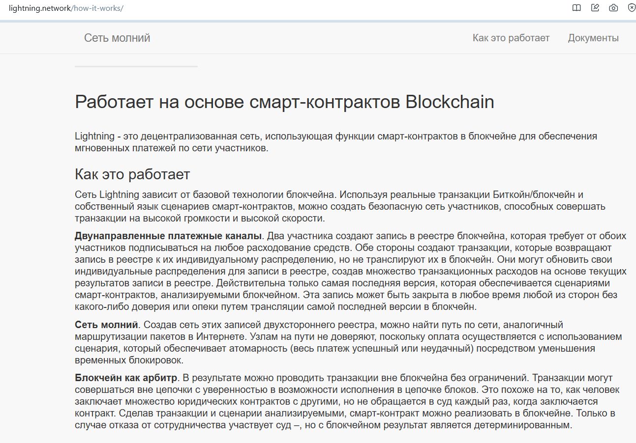 Лайтинг Нетворк Лайтинг Нетворк