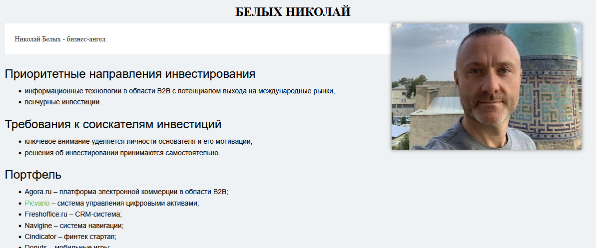 николай белых бизнес ангел отчество николай белых бизнес ангел отчество