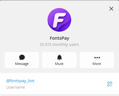 Fontspay Bot Fontspay Bot