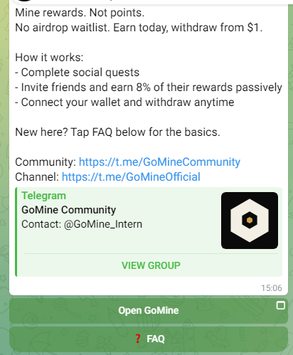 Go Mine App Go Mine App