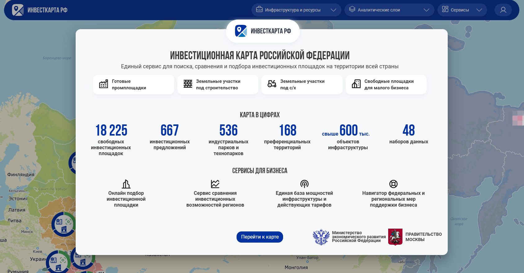 инвестиционная карта россии инвестиционная карта россии
