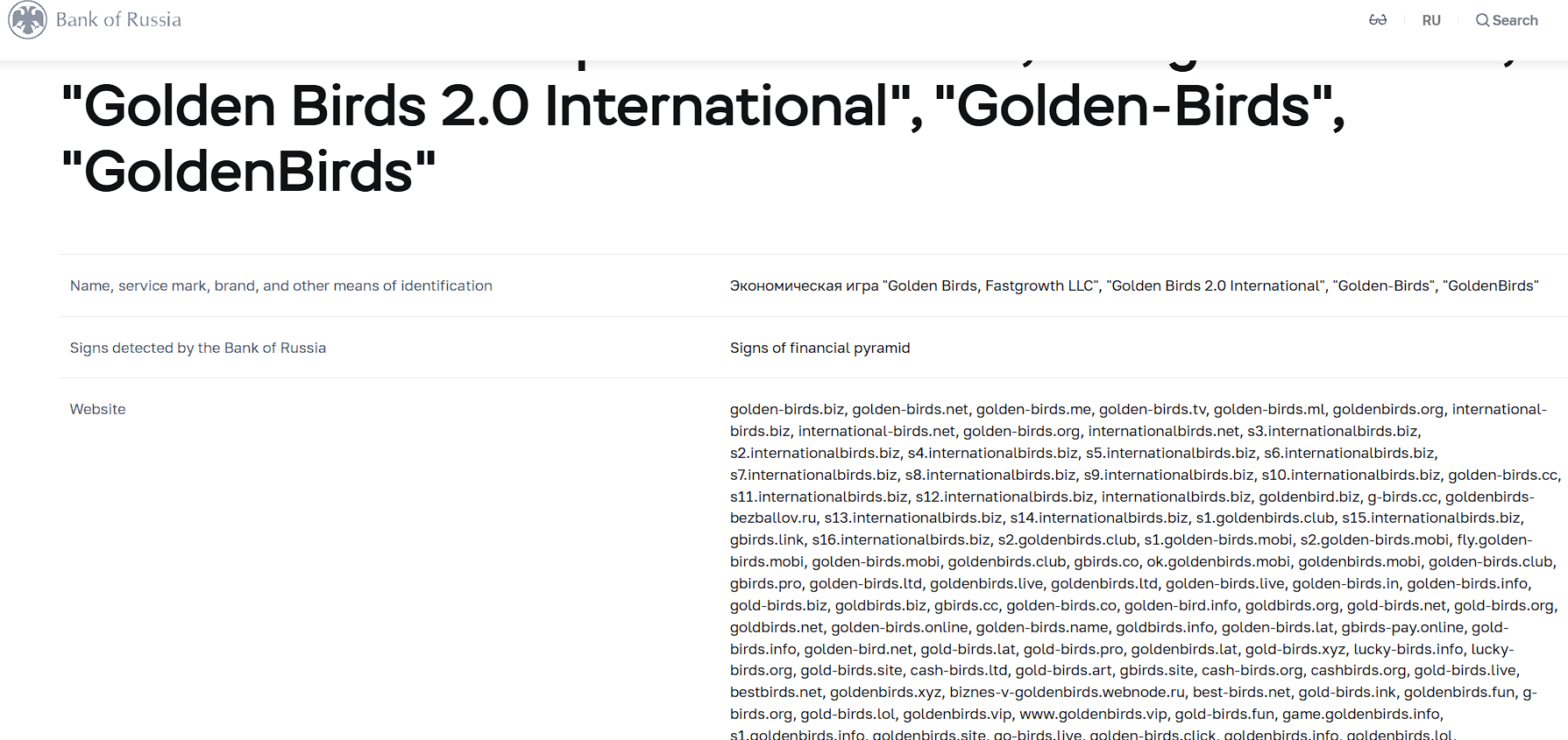 golden birds отзывы golden birds отзывы