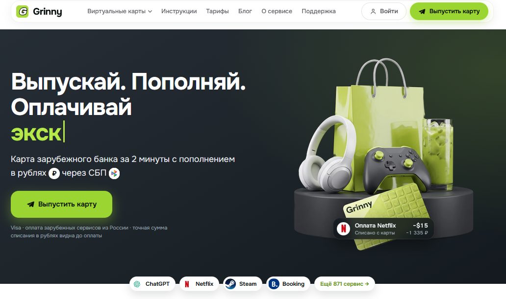 grinny карта grinny карта