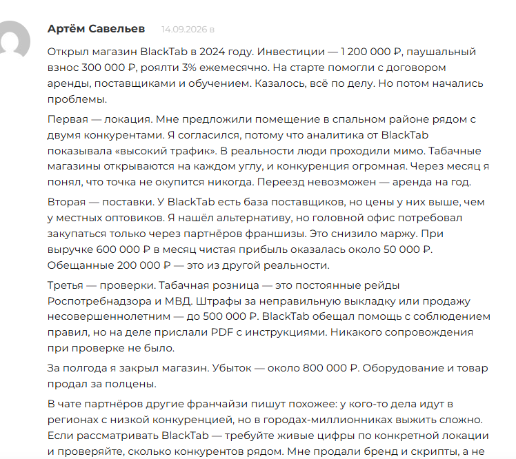 blacktab франшиза blacktab франшиза