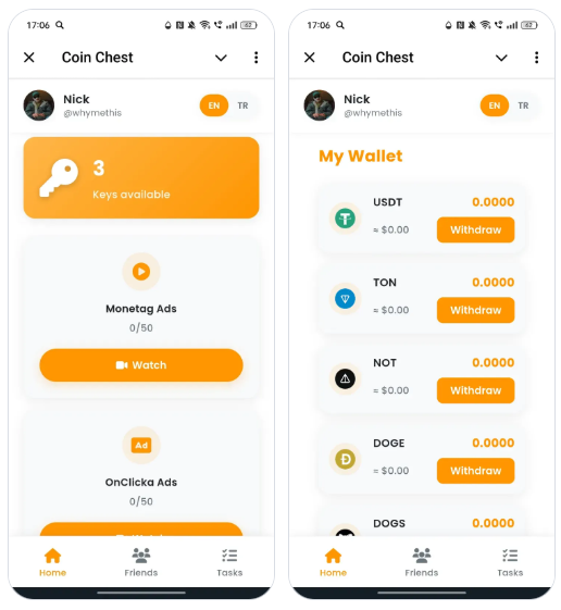coin chest coin chest