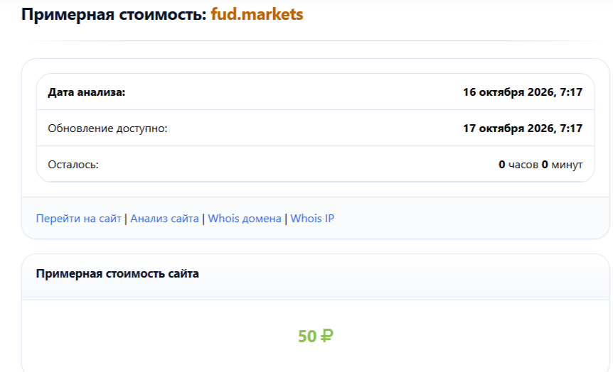 FUDmarkets платформа FUDmarkets платформа