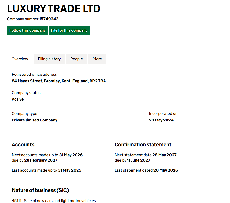 luxury trade ltd luxury trade ltd