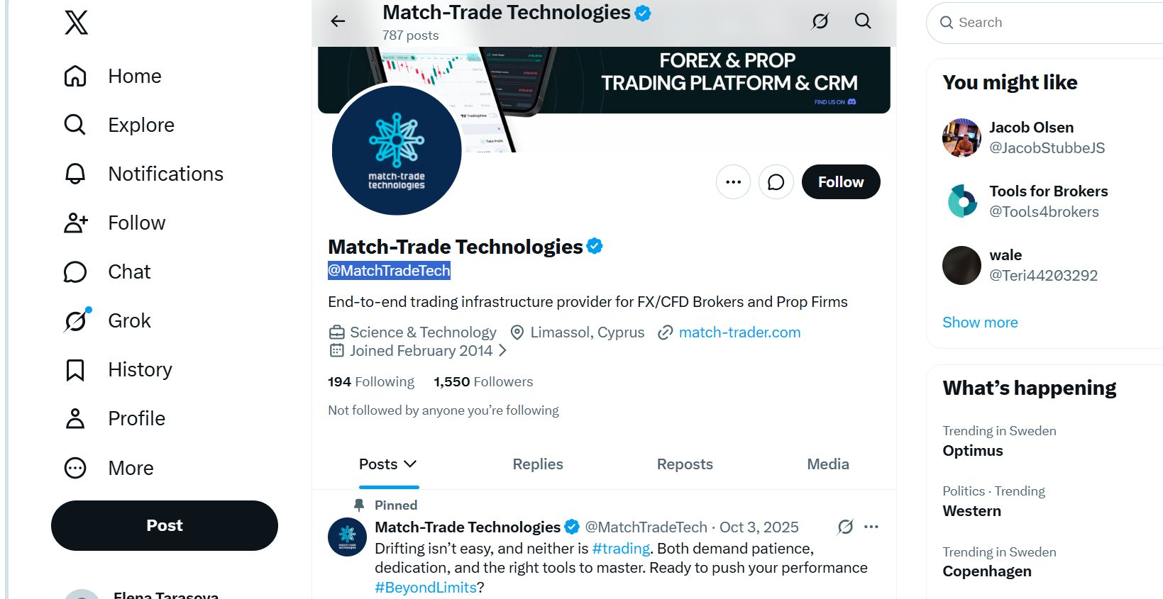 Match Trade Technologies Match Trade Technologies