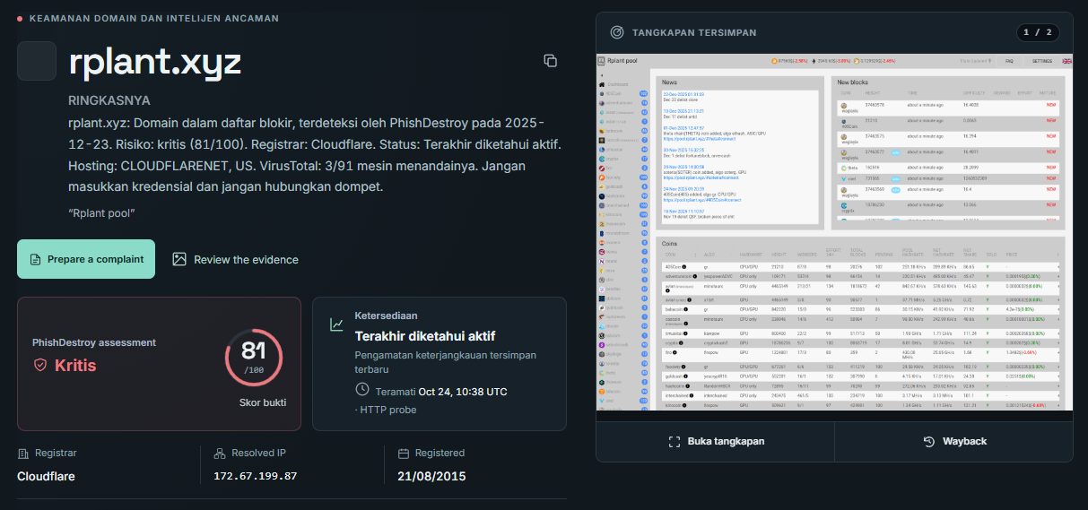 rplant mining pool rplant mining pool