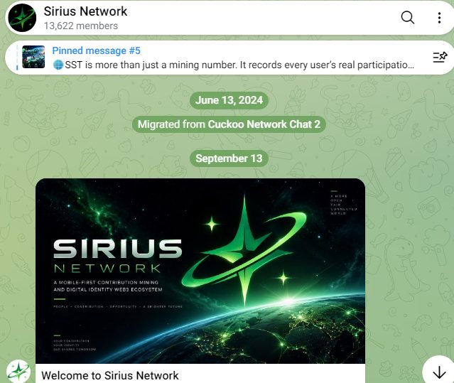 Sirius Network2 Sirius Network2